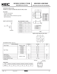 Datasheet KRC823E manufacturer KEC
